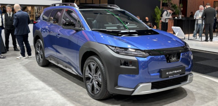 À Bruxelles, la Subaru Outback est de retour, mais en version électrique cette fois-ci