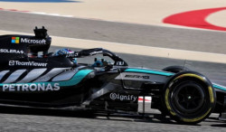 Mercedes roule "proche des conditions de qualifications" à Bahreïn