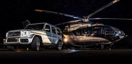 Oui, il est possible de glisser un intérieur Mercedes dans un hélicoptère