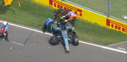 Violent crash pour Kimi Antonelli lors des EL3 à Melbourne