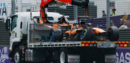 Piastri explique son crash : "J'ai reçu 100 kW de puissance inattendue "