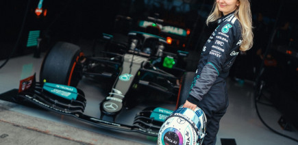 Doriane Pin raconte son test F1 avec la Mercedes de 2021