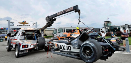 Romain Grosjean victime innocente du gros crash des essais à Indy 500 : Alex Rossi incertain