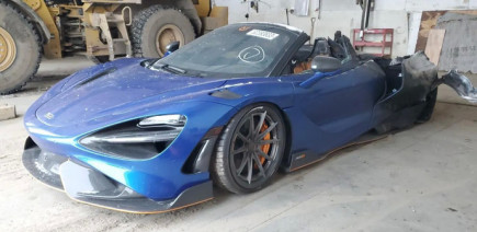 Même dans cet état, cette McLaren en série limitée fait encore rêver