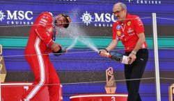 Lewis Hamilton a trouvé son "Bono italien" chez Ferrari