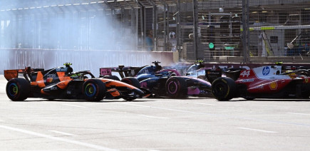 Norris appelle la FIA à suspendre Colapinto après l'accident de Bakou