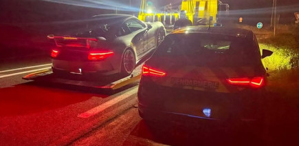 Record d’excès de vitesse battu en France : 312 km/h en Porsche 911 GT3 en Haute-Savoie !