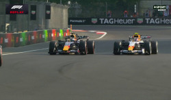 Vidéo - La dispute et le contact en piste entre Verstappen et Lawson - EL2 Mexique